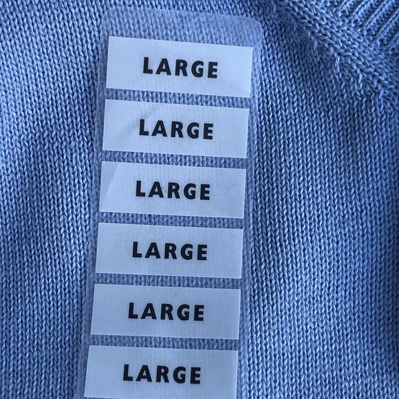 US Open Mens Sweater Large CBS Sports Blue Pullover V-neck Golf Cotton 2010 - Picture 6 of 13